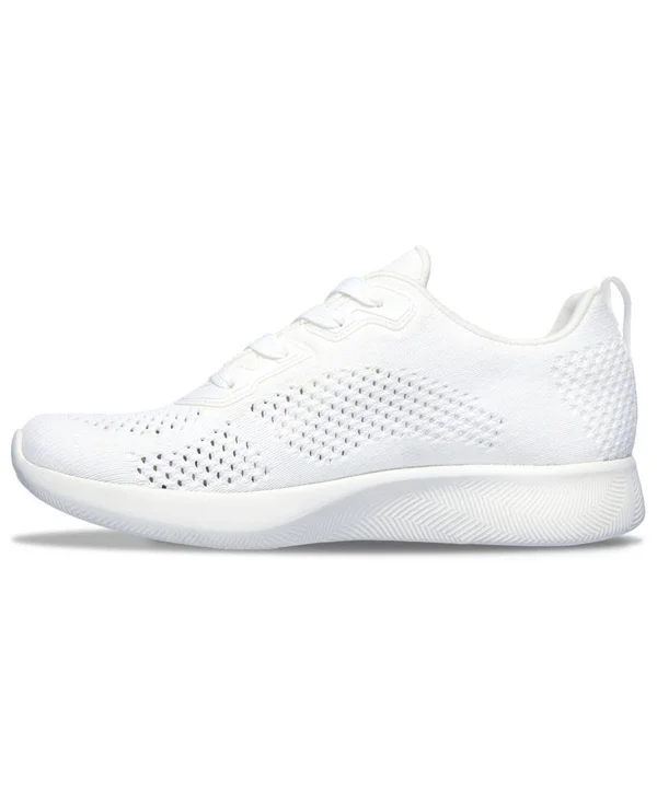 Skechers Women's Bobs Sport Squad 2 Social Space Sneaker - White