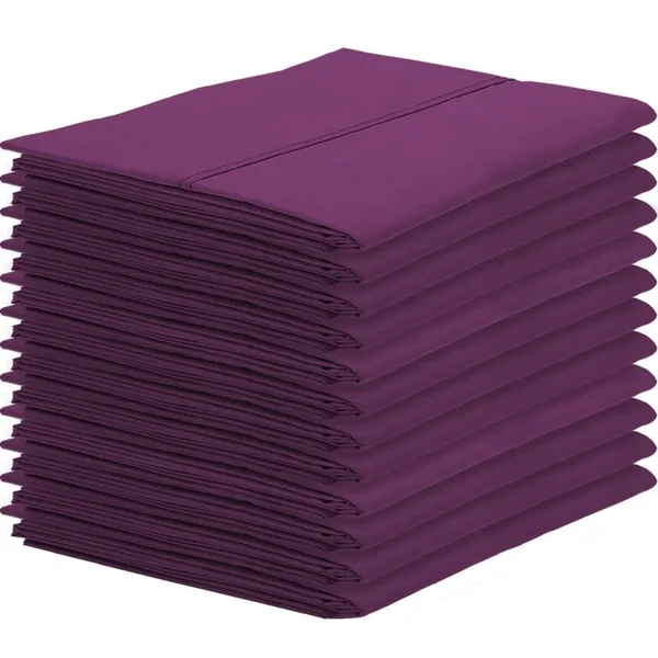 Bare Home Wholesale Bulk Pack Microfiber Pillowcases Hypoallergenic - King - 24 Pack - Turquoise
