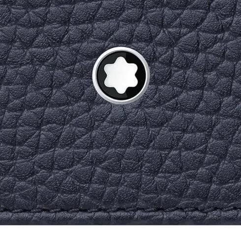 Montblanc Meisterstuck Soft Grain Business Card Holder- Blue 116744
