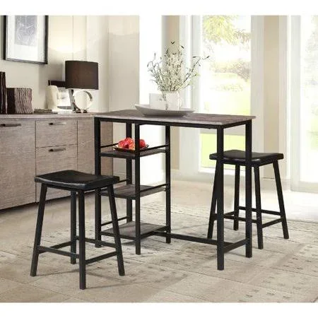 Winston Porter Oviedo 3 Piece Pub Table Set