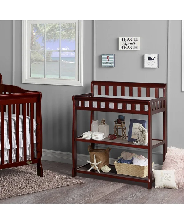Dream on Me 2-in-1 Ashton Changing Table, Mystic Gray