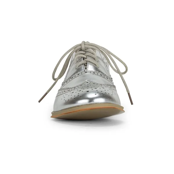 Wanted Babe Women's Wingtip Shoes - Size: 11, Silver