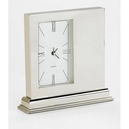Orren Ellis Metal Mantel Clock
