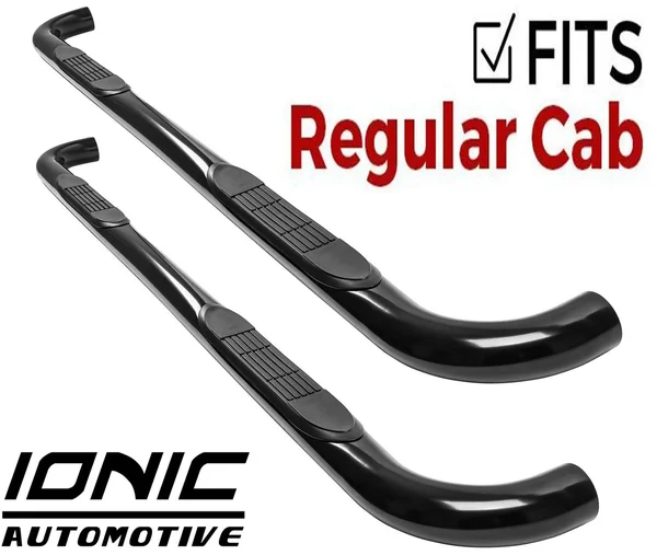 Dodge Ram Ionic 3x22 Black Nerf Bars