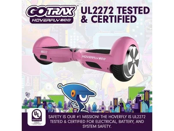 Gotrax Hoverfly Eco UL Certified Self Balancing Hoverboard, Blue