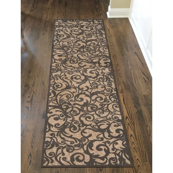 Admire Home Living Plaza Area Rug - 2&2 inch x 7&7 inch - Gray