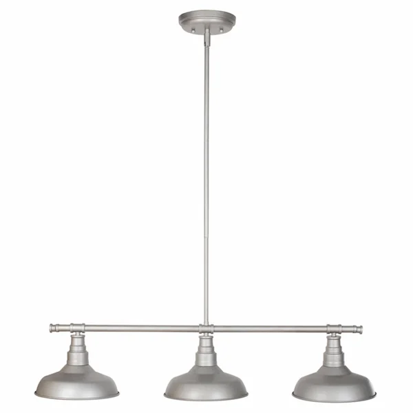 Design House 520379 Kimball 3-Light Pendant, Galvanized
