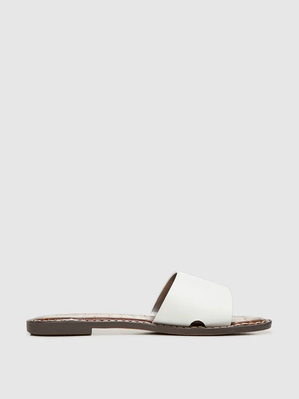 Sam Edelman Genesis Sandal Bright White Leather