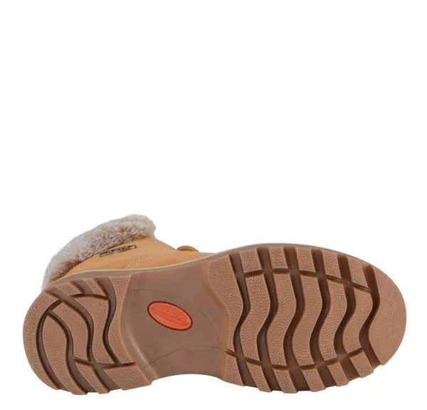 Lugz Boys& Empire Hi Fur Work Boot - Size: 4, Wheat
