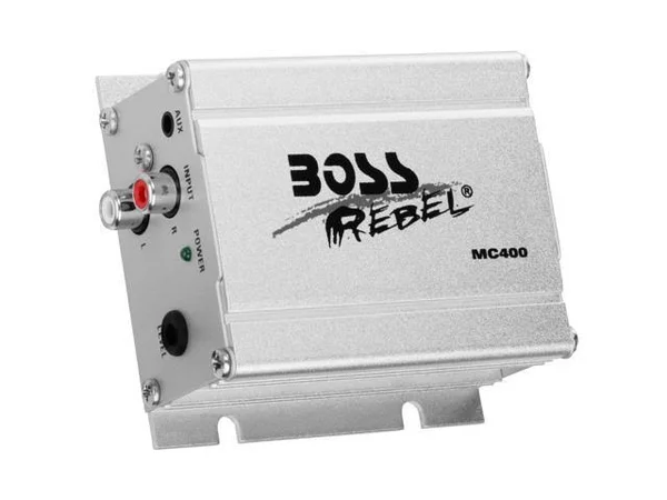 Boss Audio MC400 Amplified Weatherproof ATV Speakers - 3x22 - Silver