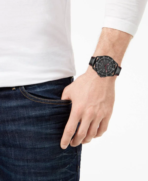 Citizen AR Eco-Drive Black Dial Men's Watch AW1585-04E