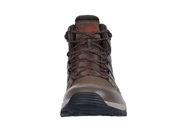 The North Face Hedgehog Fastpack II Mid Waterproof Hiking Boot - Men's Bipartisan Brown/Coffee Brown, 10.5