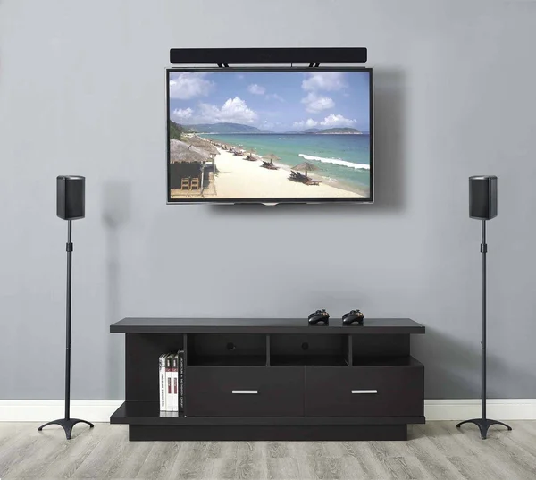 Mounting Dream MD5401 Height Adjustable Speaker Stands Mounts, Two in One Floor