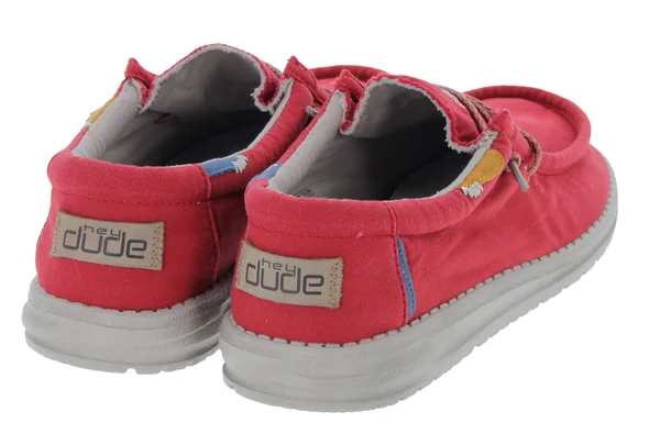 Hey Dude Wally Washed D11526836 Shoes - Molten Lava