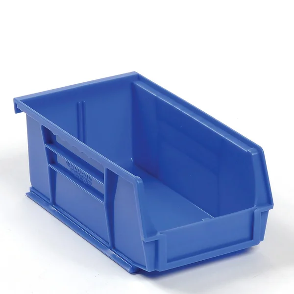 Hanging & Stacking Storage Bin 4-1/8 x 7-3/8 x 3 - Blue - Lot of 24
