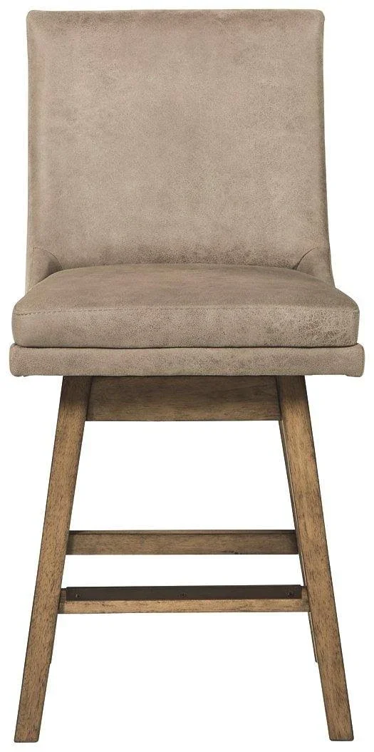 Ashley HomeStore Tallenger D380-524 Upholstered Swivel Barstool