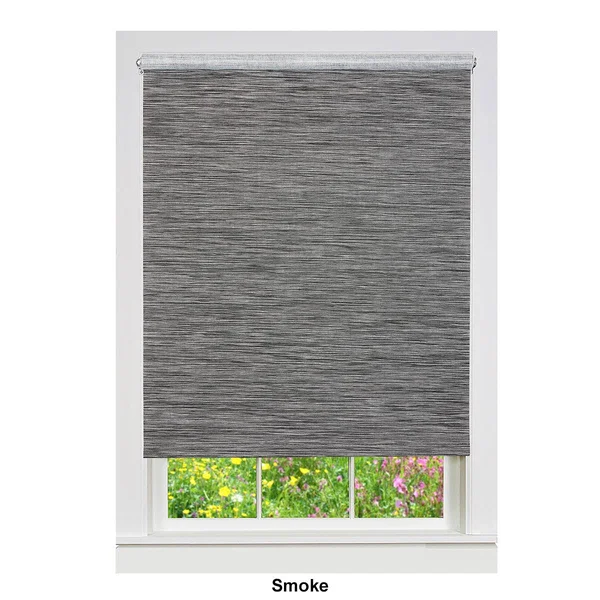 Achim 21x22 x 72x22 Cordless Privacy Jute Shade - Heather