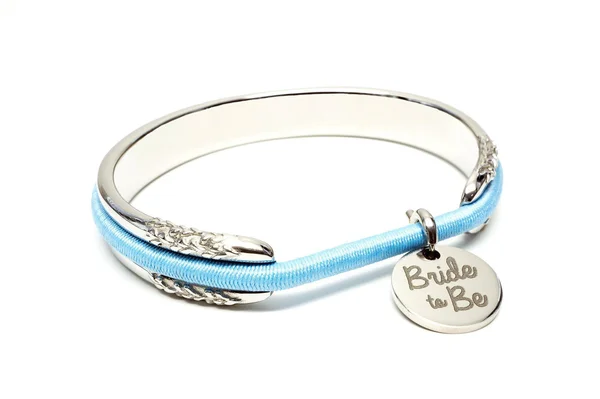 The Original Hair Tie Bracelet Holder by Maria Shireen Glitz, Silver, Dual Hearts