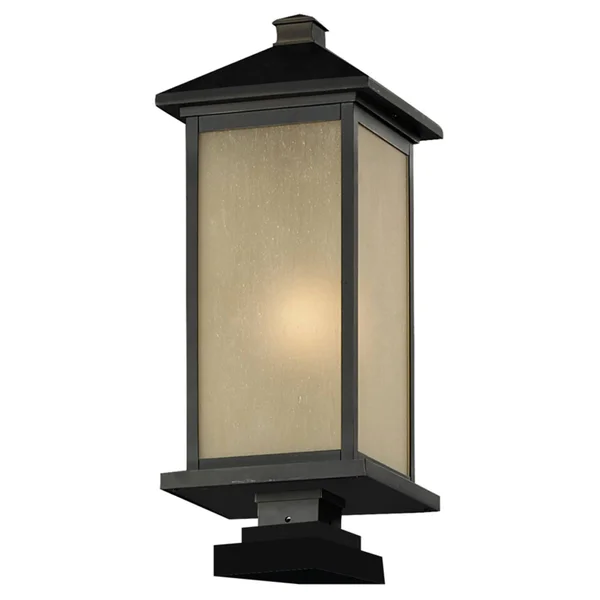 Z-Lite 548PHB-SQPM-ORB Vienna Outdoor Post Light - Oil Rubbed Bronze