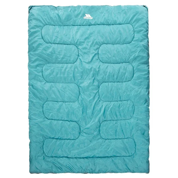 Trespass Catnap 3 Season Double Sleeping Bag, One Size, Navy