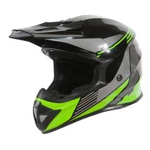 Bilt Amped Evo Helmet - Black/Green - M
