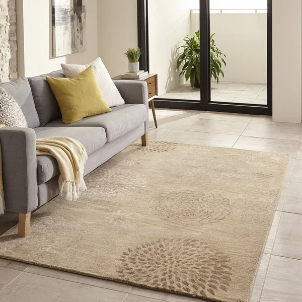 Momeni Zen Rug Beige 5' x 8'