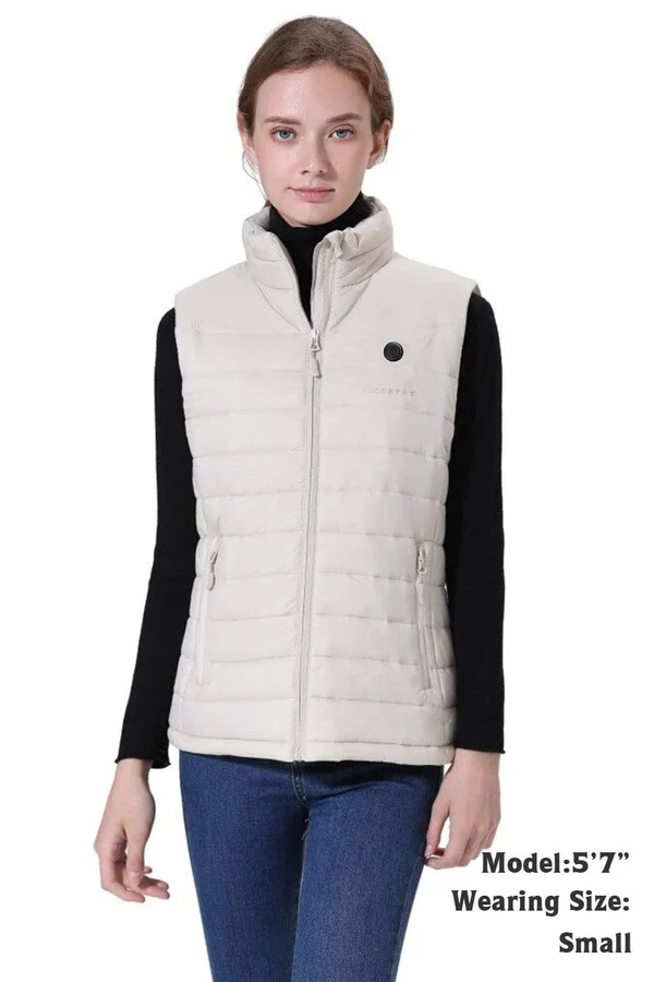 Women's Heated Vest 7.4V XL, Beige