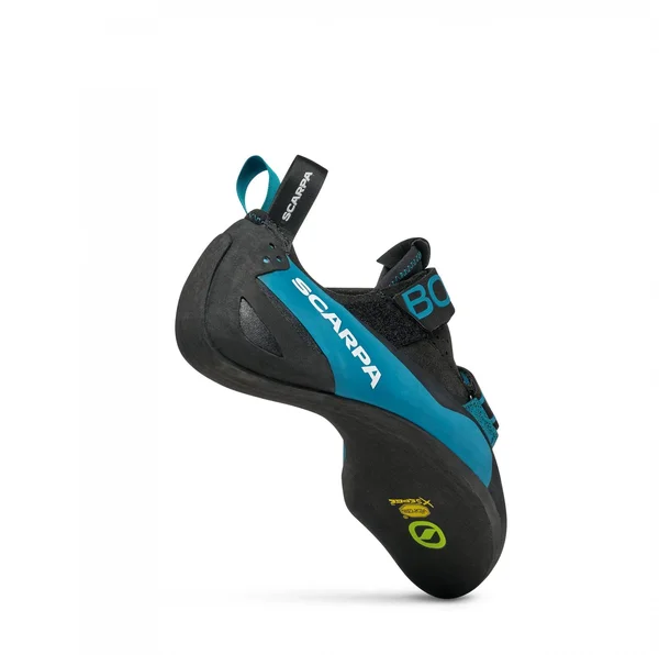 Scarpa Male Boostic Climbing Shoe Vibram Xs Edge Blue