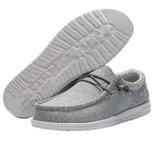 Hey Dude Men's Wally Funk Shoes - MAGNETITE - 9