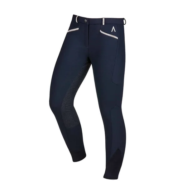 Dublin Ladies Black Linda Soft Shell Thermal Full Seat Breeches