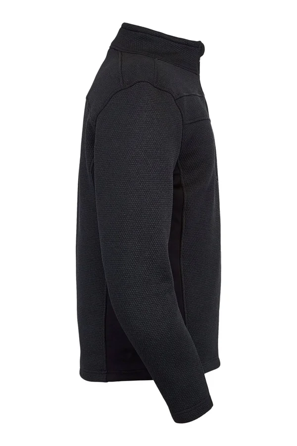 Spyder Men S Encore Half Zip Fleece Jacket Alloy Medium