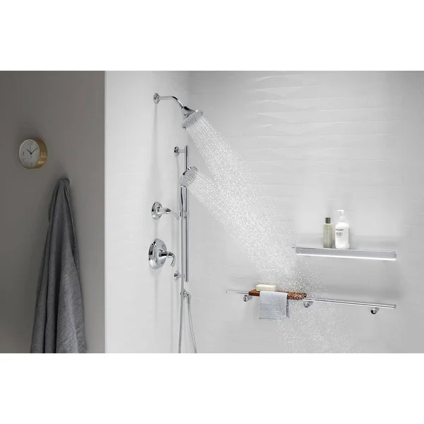 Kohler K-22169-G-BN Fort 1.75 GPM Multifunction Showerhead with Katalyst air-induction Technology Vibrant Brushed Nickel