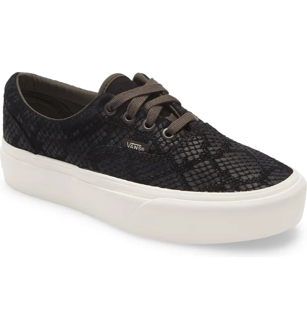 Vans Animal Era Platform (Emboss/Black)
