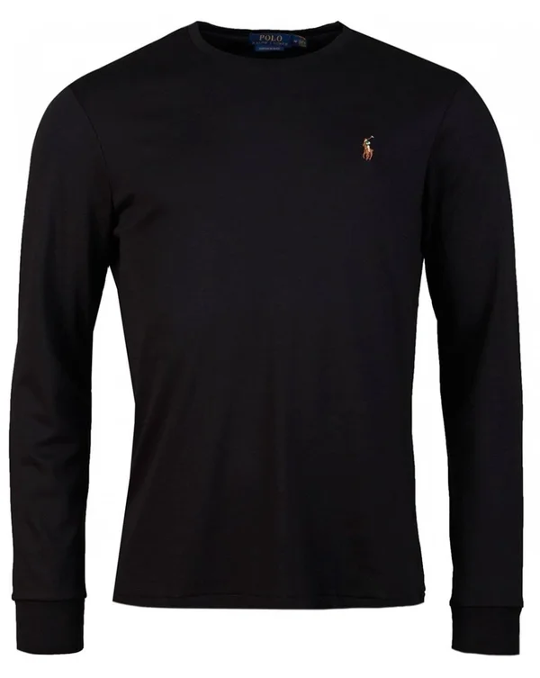 Polo Ralph Lauren Pima Cotton T-Shirt, Black, M