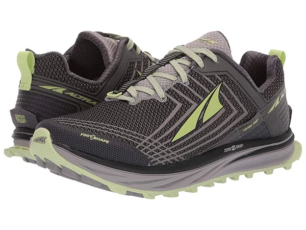 Altra Women's Timp 1.5 Trail Running Shoe, Gray/Lime, 6