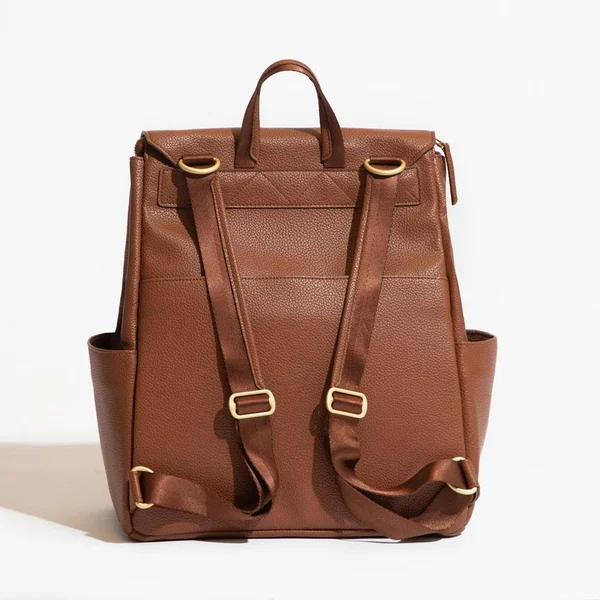 Freshly Picked Classic Diaper Bag - Cognac