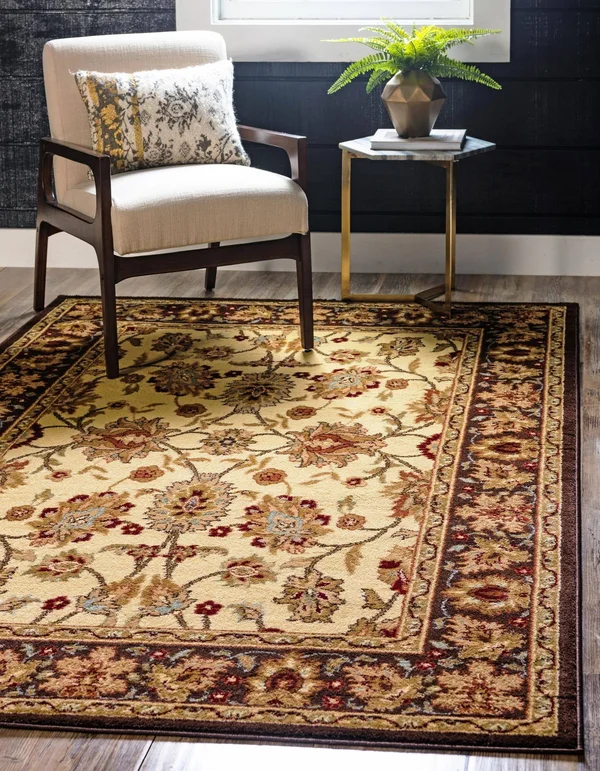 Unique Loom Springfield Voyage Area Rug - 7& x 10& - Cream