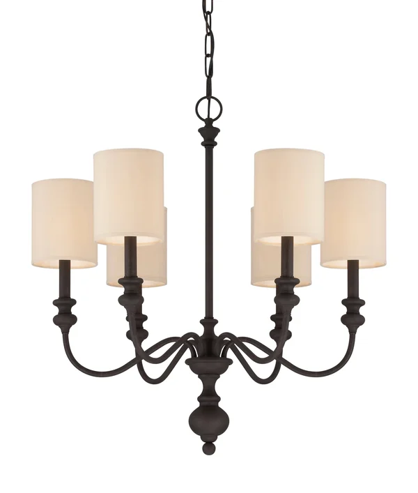 Craftmade Willow Park 6 Light Chandelier - Gothic Bronze - 28526-GB