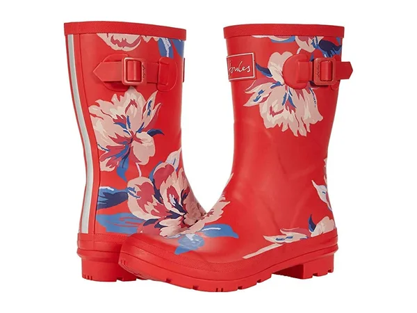 Joules Molly Welly Women's Rain Boots 9062869 - 11 B - Medium - Red
