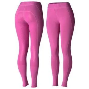 Horze Women's Madison Full Seat Tights - Super Pink