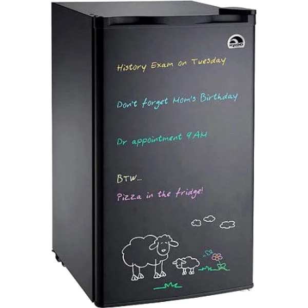 Igloo Eraser Board Refrigerator - 3.2 Cu ft - Black