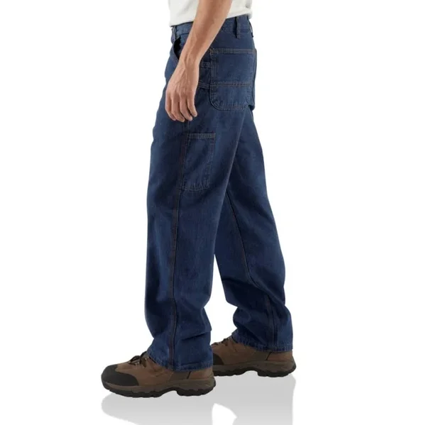 Carhartt Men's Flame Resistant Signature Denim Dungaree