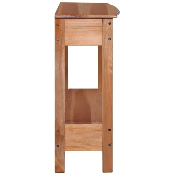 vidaXL Console Table 47.2x22x11.8x22x29.5x22 Solid Mahogany Wood - Brown