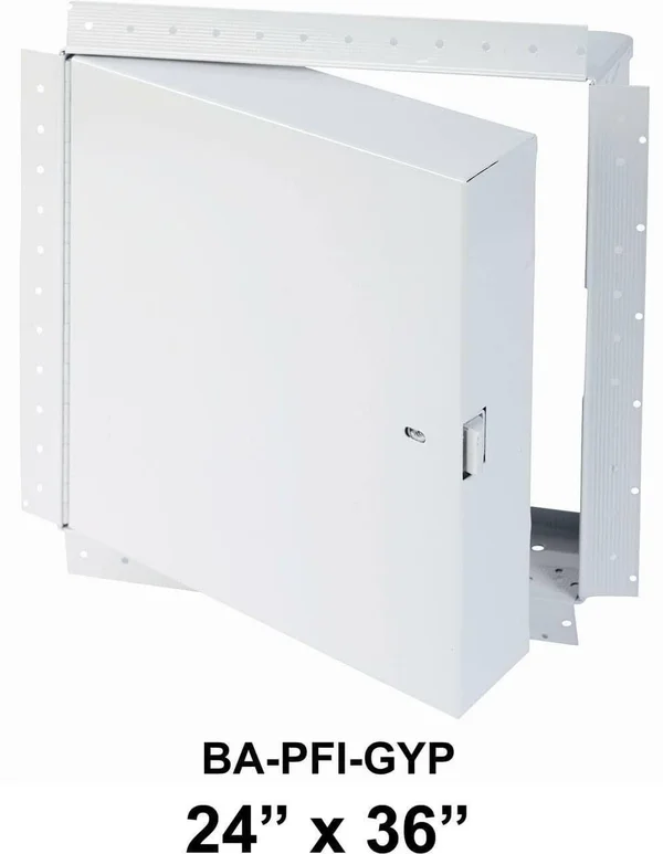 24x22 x 36x22- Fire Rated Insulated Drywall Access Door with Mud in Flange