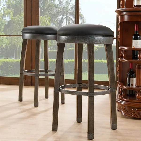 Bowery Hill 26x22 Counter Stool in Graystone (Set of 2)
