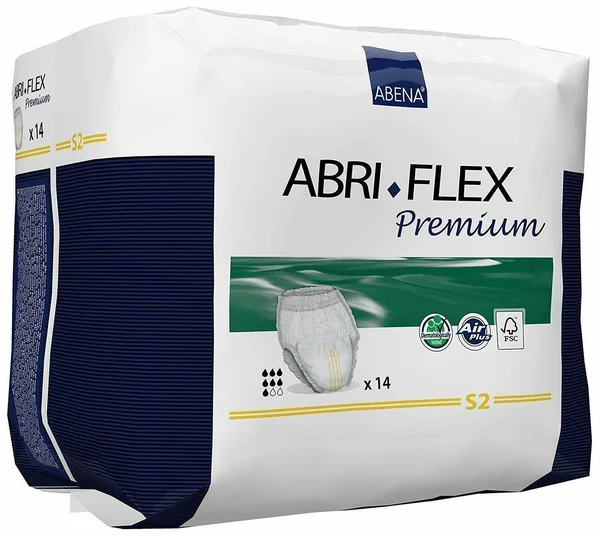 Abri-Flex S2 Premium Adult Protective Underwear 41082 Small Case of 84 - White