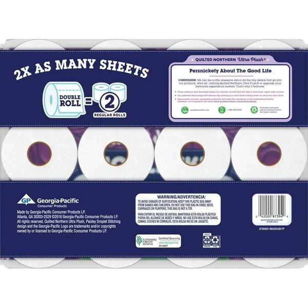 Quilted Northern 873945 Ultraplush Tissue
