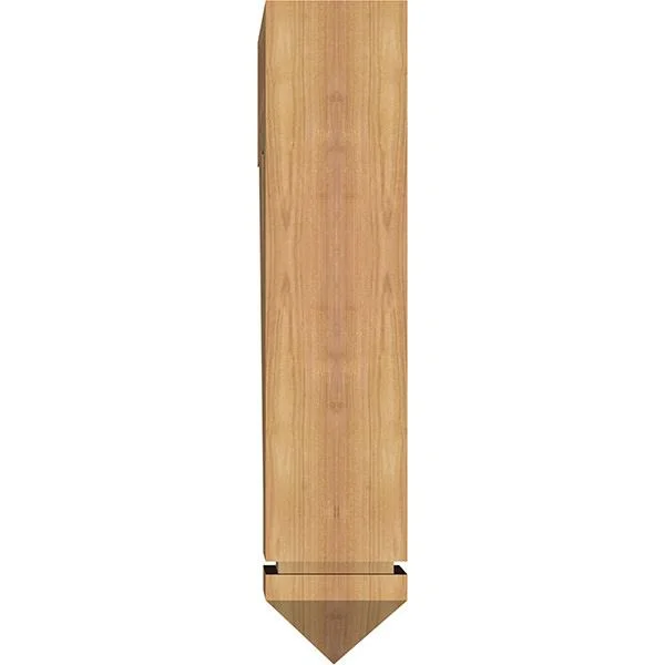 Ekena Millwork BKT06X22X26TRA03SWR 5 1/2x22W x 22x22D x 26x22H Traditional Arts & Crafts Smooth BRACKET, Western Red Cedar