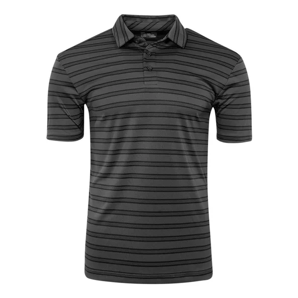 Under Armour Men's Tech Stripe Polo Graphite, M