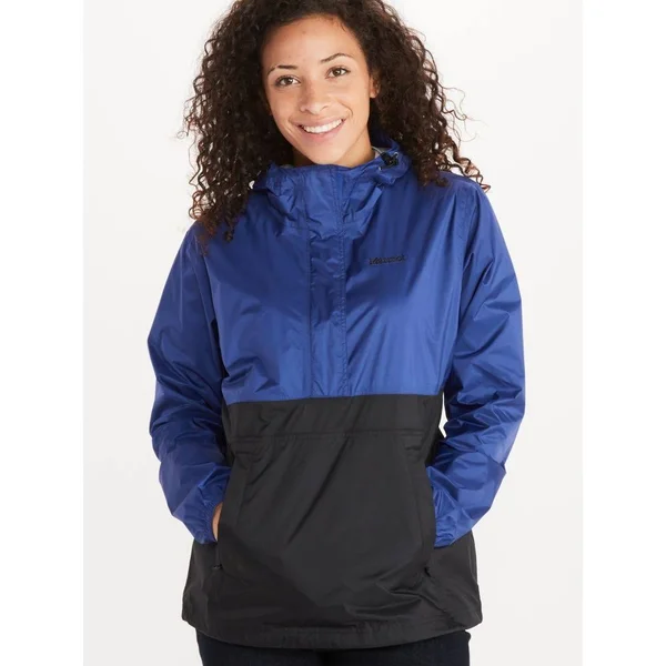 Marmot PreCip Eco Anorak - Women's Royal Night/Black - Xs